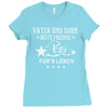 vater und sohn beste freunde Ladies Fitted T-Shirt