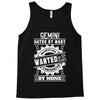 Gemini Hated By Many Wanted By Plenty Tank Top
