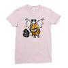 monster i will bee bat Ladies Fitted T-Shirt