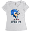 caffeine boost Women's Triblend Scoop T-shirt