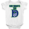 she wants the d seattle Baby Onesie