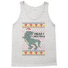 ugly dinosaur merry christmas Tank Top