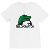 philosoraptor (2) V-Neck Tee