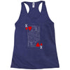 king of hearts playing card Racerback Tank