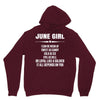 Super June Girl Unisex Hoodie