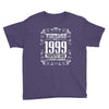 vintage made in 1999 perfectly aged a living legend Youth Tee