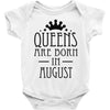 queens are born in august (2) Baby Onesie