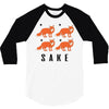 four fox sake 3/4 Sleeve Shirt