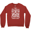 love love love camping! Crewneck Sweatshirt