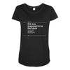 damn scientists Maternity Scoop Neck T-shirt