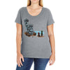 the planet of the kong Ladies Curvy T-Shirt