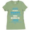 The Best Poppy Was Born In June Ladies Fitted T-Shirt
