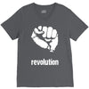 power to the people fist revolution V-Neck Tee