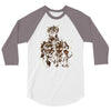 the evolution of groot 3/4 Sleeve Shirt
