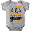 My Son Is Super Awesome His Stepdad Baby Bodysuit