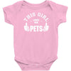 This Girl Loves Papillon Baby Onesie