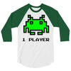 arcade player one 3/4 Sleeve Shirt