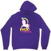 gay pride f#ck younicorn funny rude unicorn Unisex Hoodie