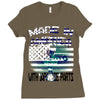 made in america 2 Ladies Fitted T-Shirt