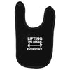 lifting the dream everyday Baby Bibs