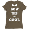 bow ties are cool Ladies Fitted T-Shirt