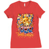 pigs Ladies Fitted T-Shirt