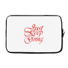 just keep going Laptop sleeve
