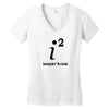 keepin' it real t shirt s m l xl 2xl 3xl funny math calculus pi nerdy Women's V-Neck T-Shirt