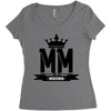 KING OF MARKSMAN Women's Triblend Scoop T-shirt