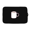 glass and coffee Laptop sleeve