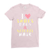 shoes bags natural hair Ladies Fitted T-Shirt