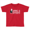 ammo is expensive Toddler T-shirt