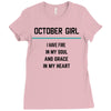 October Girl Ladies Fitted T-Shirt