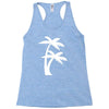 palm tree sticker vinyl decal tropical island beach ocean wall car win Racerback Tank