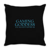 gaming goddess you may bow before me Throw Pillow
