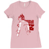 World War Z Goku DBZ Ladies Fitted T-Shirt