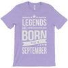 legends are born in september T-Shirt