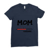 mom loading Ladies Fitted T-Shirt