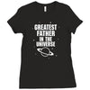 Greatest Father In The Universe Ladies Fitted T-Shirt