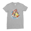 shining splash koi Ladies Fitted T-Shirt