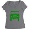 defender land rover Women's Triblend Scoop T-shirt