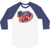 retro for life! 3/4 Sleeve Shirt