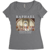 Raphael Scuola Di Atene Women's Triblend Scoop T-shirt