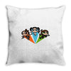 powerpew girls Throw Pillow