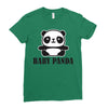 Baby Panda Ladies Fitted T-Shirt