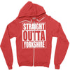 straight outta yorkshire Zipper Hoodie