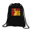 nobody owns pizza! Drawstring Bags