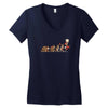retro evolution Women's V-Neck T-Shirt