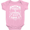 The force is strong in my family... Baby Onesie