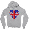 england flag Zipper Hoodie